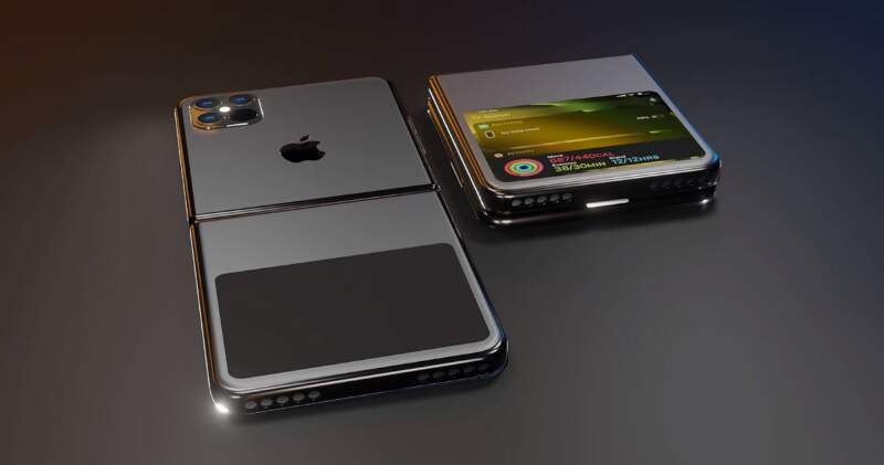 IPhone del futuro.   Apple planea lanzar en 2023 un dispositivo plegable.