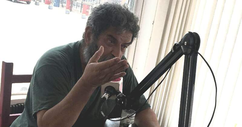 Visita del actor Hector Rodriguez Brussa a La Hora de los Malditos 